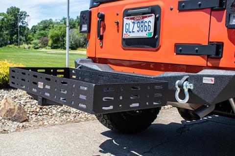 2 Inch Hitch Cargo Basket Fishbone Offroad