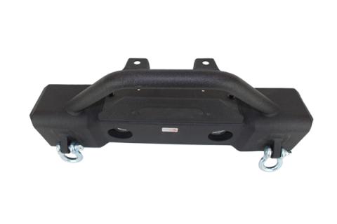 Jeep JK Stubby Bumper W/Tube Guard 07-18 Wranger JK Black Texured Powercoated Fishbone Offroad