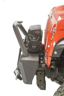 Jeep JK Stubby Bumper W/Tube Guard 07-18 Wranger JK Black Texured Powercoated Fishbone Offroad