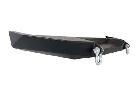 Cherokee XJ Front Winch Bumper W/O Grille Guard Bullhead Steel Black Textured Powdercoat Fishbone Offroad