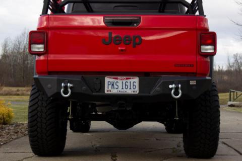 Gladiator Mako Rear Bumper For 20-Pres Jeep Gladiator Fishbone Offroad