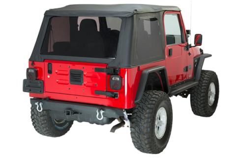 Jeep YJ/TJ Rear Bumper with Receiver For 87-06 YJ Wrangler TJ Wrangler Fishbone Offroad
