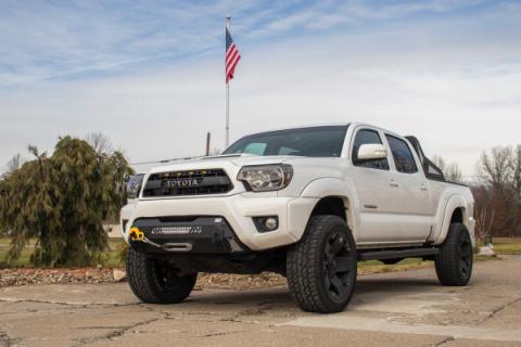 2012-2015 Tacoma Center Stubby Front Bumper Fishbone Offroad