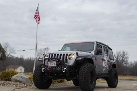 Barracuda Modular Front Bumper - Base 07-18 Jeep Wrangler, 18-Present Jeep Wrangler, 18-Present Jeep Gladiator JT Fishbone Offroad