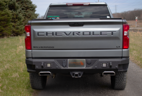 2019-2022 Chevy Silverado 1500 Rockfish Rear Bumper Fishbone Offroad