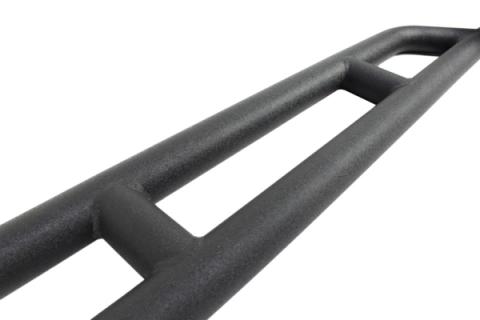 Jeep JK Rock Sliders 4 Door 07-18 Wrangler JK Unlimited Steel Black Textured Powdercoat Fishbone Offroad