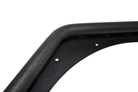 Jeep TJ Tube Fender Set Of 4 Front and Rear 97-06 Wrangler TJ Steel Black Textured Powdercoat Fishbone Offroad