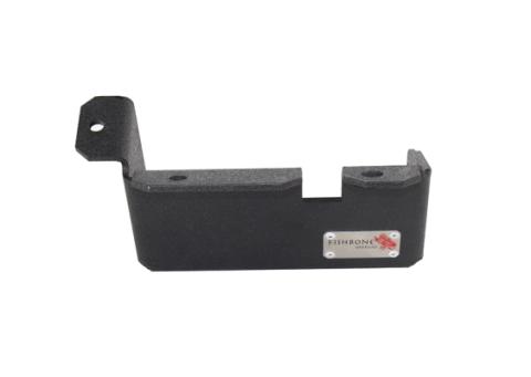 Jeep TJ Steering Box Skid Plate 97-06 Wrangler TJ Black Textured Powdercoat Fishbone Offroad