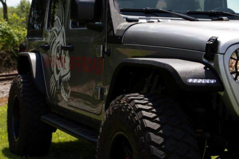 Gladiator Rear Fenders Elite Steel For 20-Pres Jeep Gladitor Fishbone
