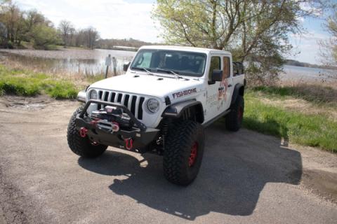 18-Current Jeep Wrangler JL, JLU and 20-Current Jeep Gladiator JT Front Steel Elite Fenders Fishbone Offroad