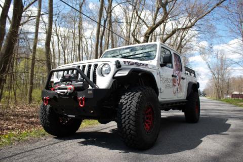 18-Current Jeep Wrangler JL, JLU and 20-Current Jeep Gladiator JT Front Steel Elite Fenders Fishbone Offroad