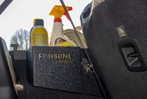 Jeep JLU Wheel Well Storage Bins 18-Pres Wrangler JL 4 Door Fishbone Offroad