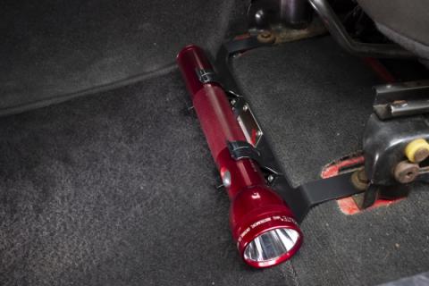 Jeep TJ Front Seat Flashlight Mount Fishbone Offroad