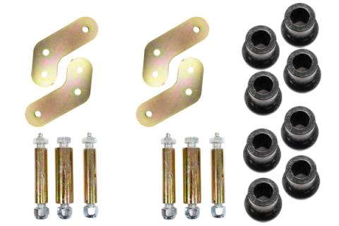 Jeep YJ Rear Greaseable Boomerang Shackles Fishbone Offroad