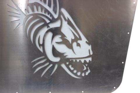 Jeep JK Hood Louver 13-18 Wranger JK Raw Unpainted Fishbone Offroad