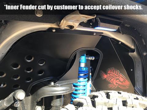 Jeep JK Front Inner Fenders 07-18 Wrangler JK Aluminum Fishbone Offroad