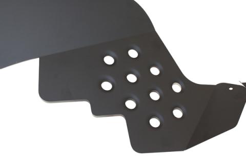 Jeep JK Inner Fenders 07-18 Wrangler JK Front/Rear Set Of 4 Aluminum Black Powdercoat Fishbone Offroad