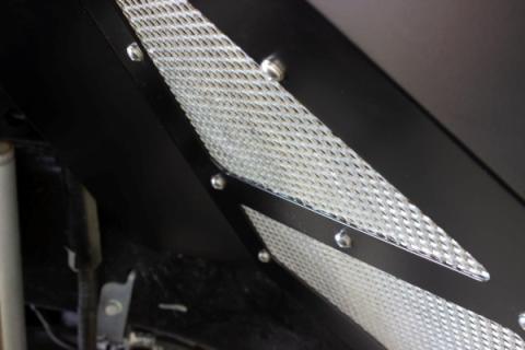 Jeep JL Inner Fenders For 18-Current Wrangler JL Front/Rear Set of 4 Aluminum Black Powdercoat Fishbone Offroad