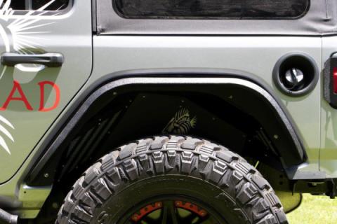 Wrangler Rear Fenders Elite Aluminum For 18-Pres Wrangler JL Fishbone