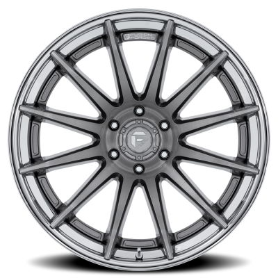 Aluminum Wheels 22X12 Burn FC403AP 6 On 139.7 Platinum Silver Chrome Lip 106.1 Bore -44 Offset Fuel Off Road Wheels