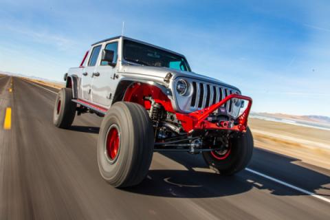 Bare Steel Nighthawk Mid-tube Stinger Front Bumper with Aluminum Skid for JK, JL, and JT - Bare Steel Artec Industries