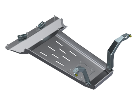 JLU Oil Skid Only With Oil Door - 4 Door 392 Hemi Aluminum Artec Industries