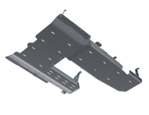 JLU T-Case/Fuel Skid/ DPF Only -  4 Door 3.0L Diesel Aluminum Artec Industries