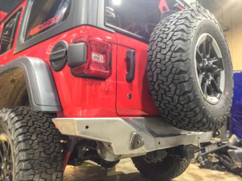 JL Nighthawk Rear Bumper - No Sensor Holes Artec Industries