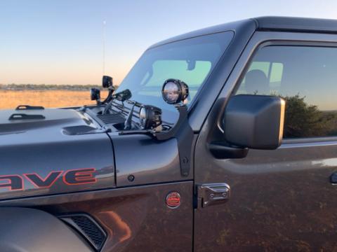 JL-JT 392 Mojave A-Pillar Dual Surface Light Mount Artec Industries