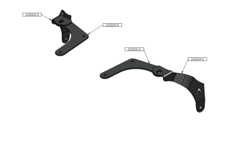 JL-JT 392 Mojave A-Pillar Single Surface Light Mount Artec Industries