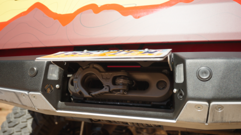 Jeep High Clearance Rear Bumper Winch Fairlead Mounting Bracket