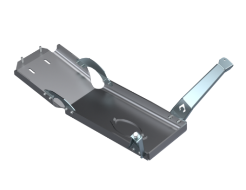 JT Gladiator Oil Skid Only With Oil Door - 3.6L Aluminum Artec Industries