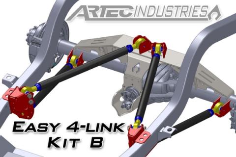 Easy 4 Link Kit B No Tube All 1.25 Inch Rod Ends Artec Industries