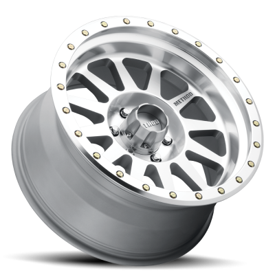 Aluminum Wheels 17x8.5 Double Standard MR304 Bolt Pattern 6 On 135 Offset 0 Lip Size 2.6 Machined SL Clear Coat Method