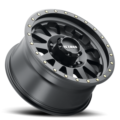 Aluminum Wheels 18x9 Double Standard MR304 Bolt Pattern 8 On 165.1 Offset -12 Lip Size 3.86 Matte Black MB Method