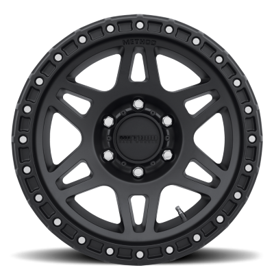 Aluminum Wheels 17x8.5 MR312 Bolt Pattern 6 On 135 Offset 0 Lip Size 0.98 Matte Black MB Method