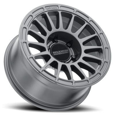 Aluminum Wheels 17x8.5 MR314 Bolt Pattern 6 On 139.7 Offset 0 Lip Size 0 Gloss Titanium GY Method