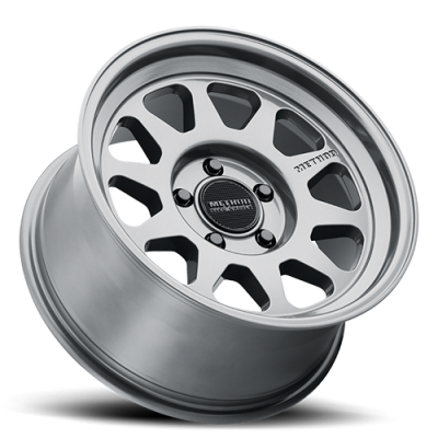 Aluminum Wheels 17x8 MR316 Bolt Pattern 5 On 150 Offset 25 Lip Size 1.5 Gloss Titanium TT Method