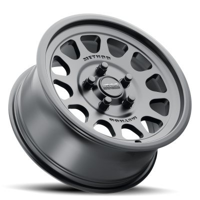 Aluminum Wheels 15x7 MR414 Bead Grip UTV Bolt Pattern 5 On 114.3 Offset 13 Lip Size 1.18 Matte Black MB Method