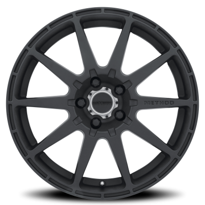 Aluminum Wheels 17x8 Rally MR501 Bolt Pattern 5 On 114.3 Offset 42 Lip Size 0 Matte Black MB Method