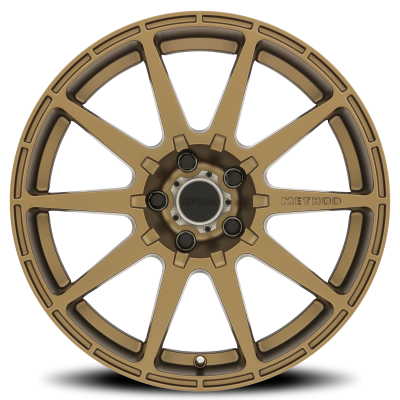 Aluminum Wheels 17x8 Rally MR501 Bolt Pattern 5 On 114.3 Offset 42 Lip Size 0 Method Bronze BRZ Method