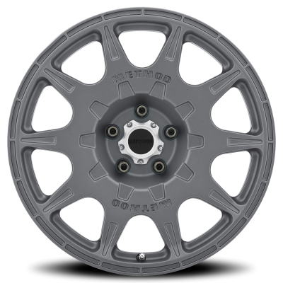 Aluminum Wheels 17x8 Rally MR502 Bolt Pattern 5 On 114.3 Offset 38 Lip Size 0 Titanium GY Method