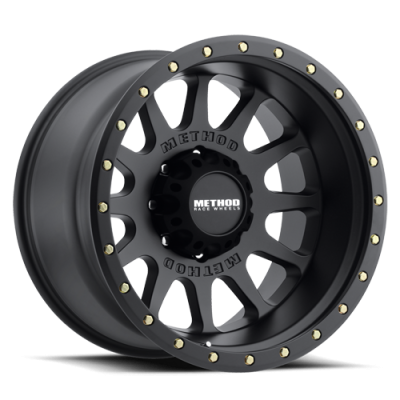 Aluminum Wheels 20x12 NV MR605 Bolt Pattern 8 On 165.1 Offset -52 Lip Size 4.92 Matte Black MB Method