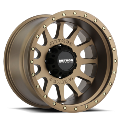 Aluminum Wheels 20x12 NV MR605 Bolt Pattern 8 On 165.1 Offset -52 Lip Size 4.92 Method Bronze BRZ Method