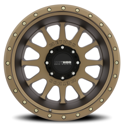Aluminum Wheels 20x12 NV MR605 Bolt Pattern 8 On 165.1 Offset -52 Lip Size 4.92 Method Bronze BRZ Method