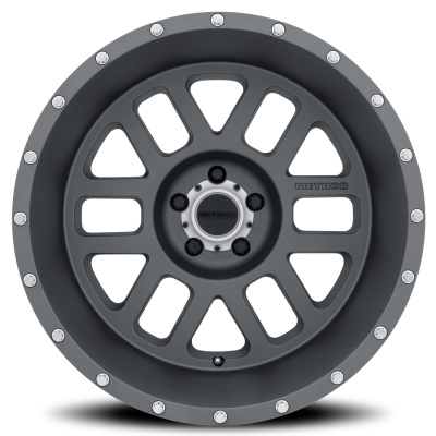 Aluminum Wheels 20x10 Mesh MR606 Bolt Pattern 5 On 127 Offset -24 Titanium GY Method