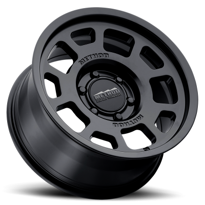 Aluminum Wheels 17x8.5 Bead Grip MR705 Bolt Pattern 5 On 127 Offset 0 Lip Size 1.22 Matte Black MB Method