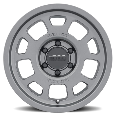Aluminum Wheels 17x8.5 Bead Grip MR705 Bolt Pattern 5 On 127 Offset 0 Lip Size 1.22 Titanium SL Method