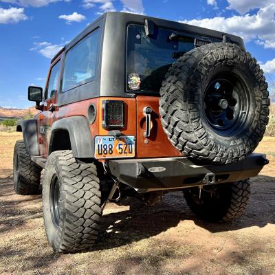 Jeep JK Shorty Rear Bumper For 07-18 Wrangler JK No Tire Carrier Rigid Series Rock Slide Engineering