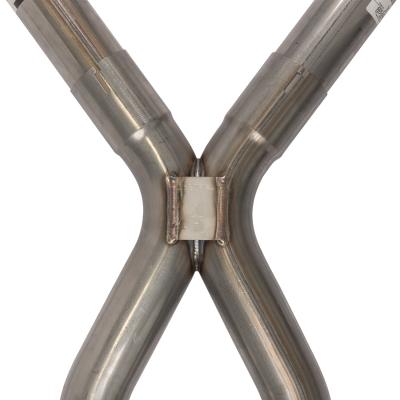 1966-71 Ford Fairlane 2.5 Inch X-Pipe Crossmember Back Quarter Panel Exit Exhaust Turbo Pro Mufflers Pypes Performance Exhaust